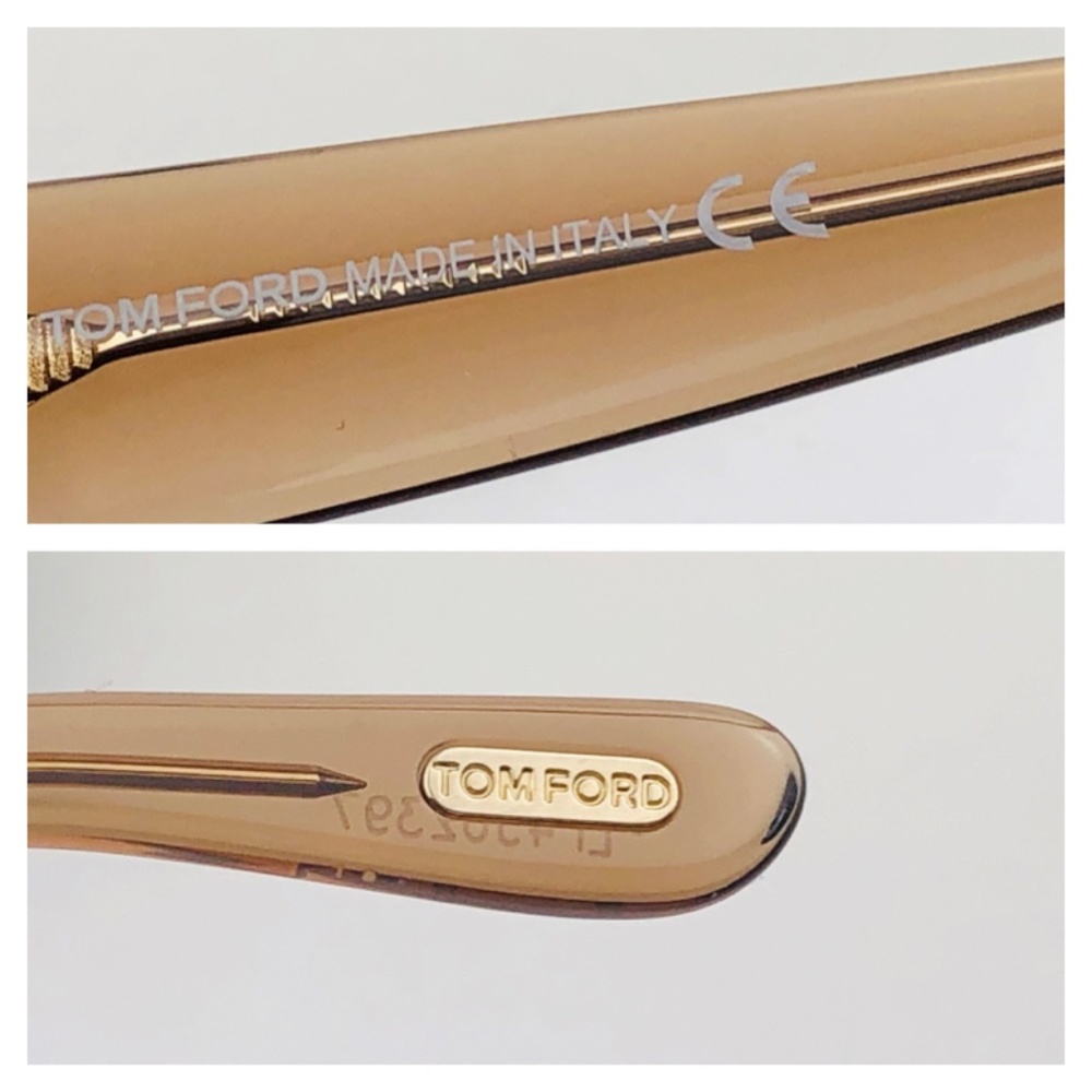 New TOM FORD Slater Cat Eye Clear Sunglasses - Picture 9 of 16